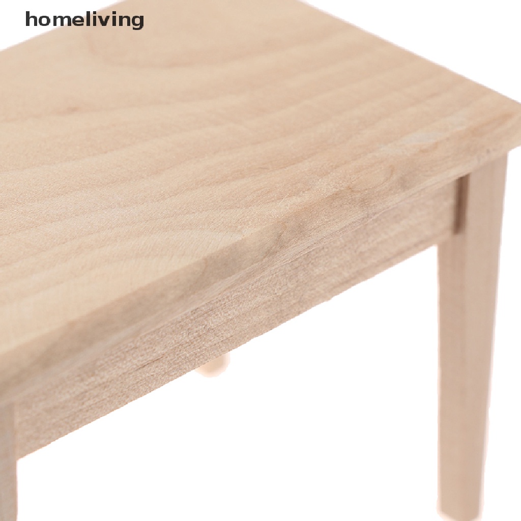 Bàn Gỗ Mini Tỉ Lệ 1 / 12 Trang Trí Ngôi Nhà Búp Bê