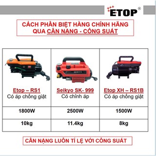Máy rửa xe | Máy rửa xe Etop RS1B