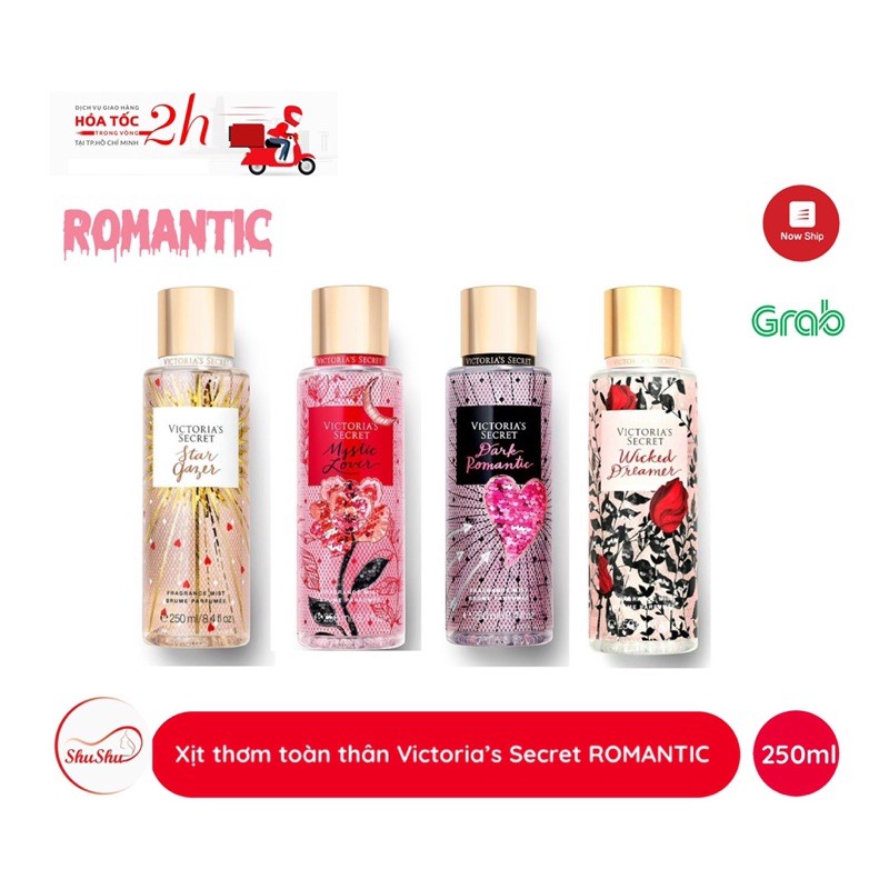 [ HCM SỈ ] Xịt thơm toàn thân Victoria Secret ROMANTIC
