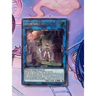 Thẻ bài Yugioh - TCG - Evil*Twin's Trouble Sunny / BODE-EN051 foil Ultra rate