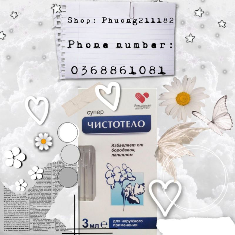 Tẩy mụn cóc mụn ruồi klivrin | BigBuy360 - bigbuy360.vn