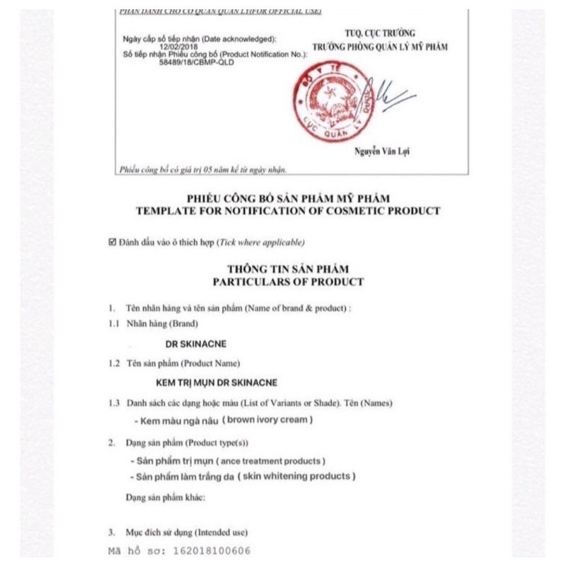 Kem mụn Dr SKINACNE💥Free Ship 💥 | BigBuy360 - bigbuy360.vn