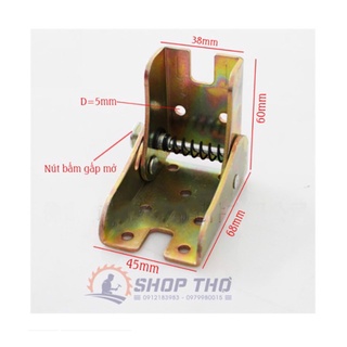 Bản lề chân bàn gấp loại bản dẹt ( 4 cái)