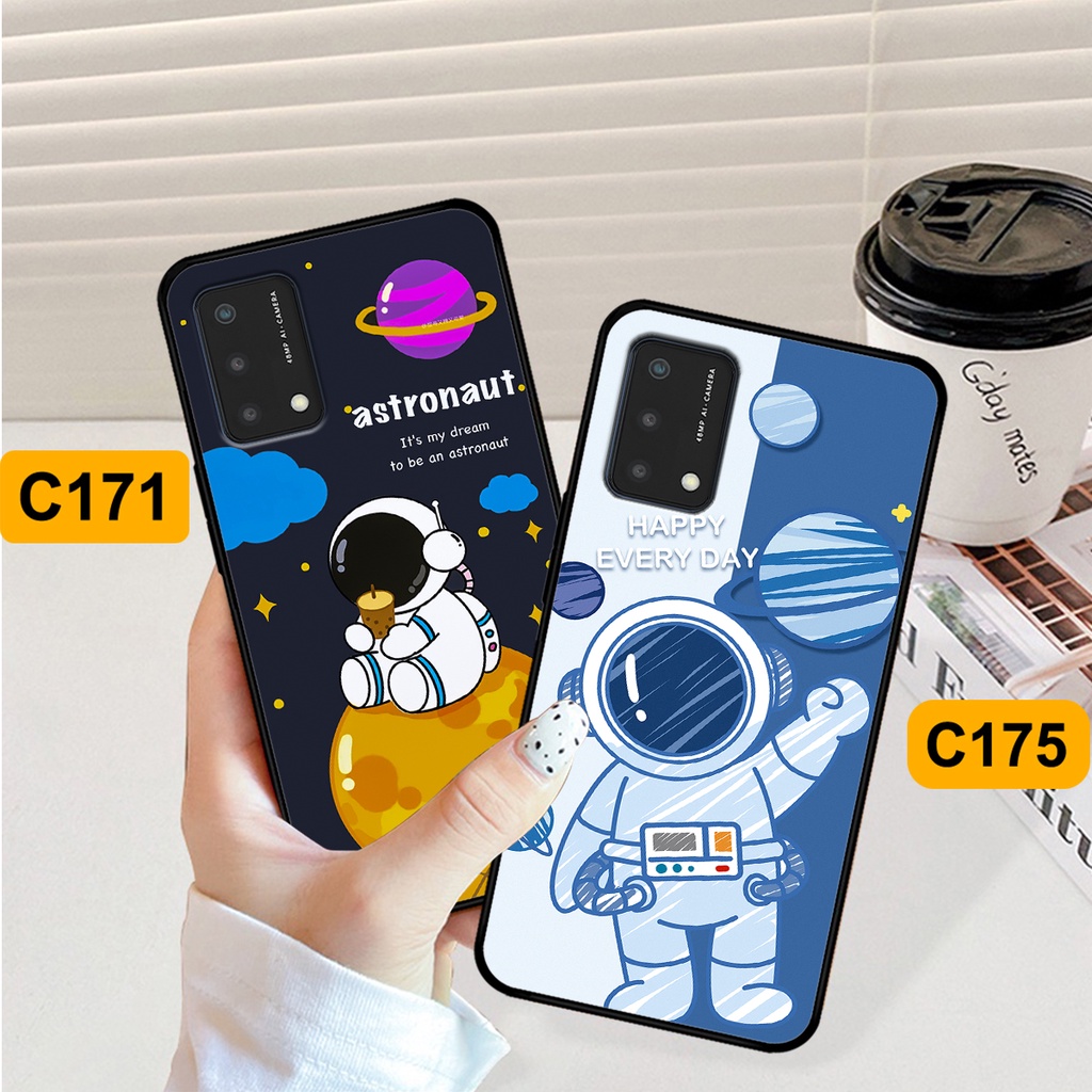 Ốp Oppo A74 / A94 / A95 in hình astronaut, phi hành gia vũ trụ hottrend, độc đáo, cá tính.