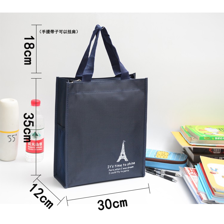 Học sinh trung học cơ sở học phí túi túi xách túi vải túi học phí túi xách dung tích lớn túi sách trong túi xách đi học