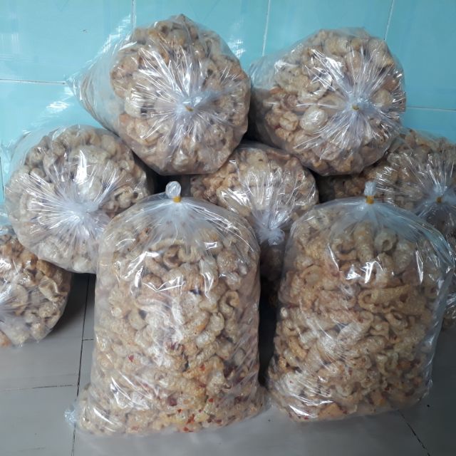 1ký Da heo chiên giòn xóc tỏi ớt đã gia vị đầy đủ