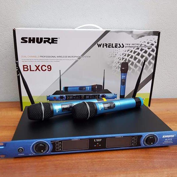 MICRO KHÔNG DÂY HÁT KARAOKE UHF SHURE BLXC9 CAO CẤP