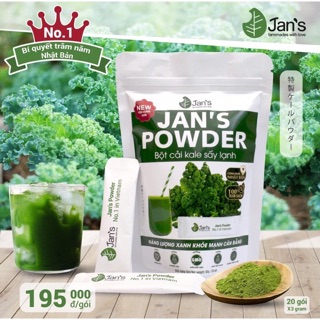 BỘT CẢI KALE (CẢI XOĂN) SẤY LẠNH