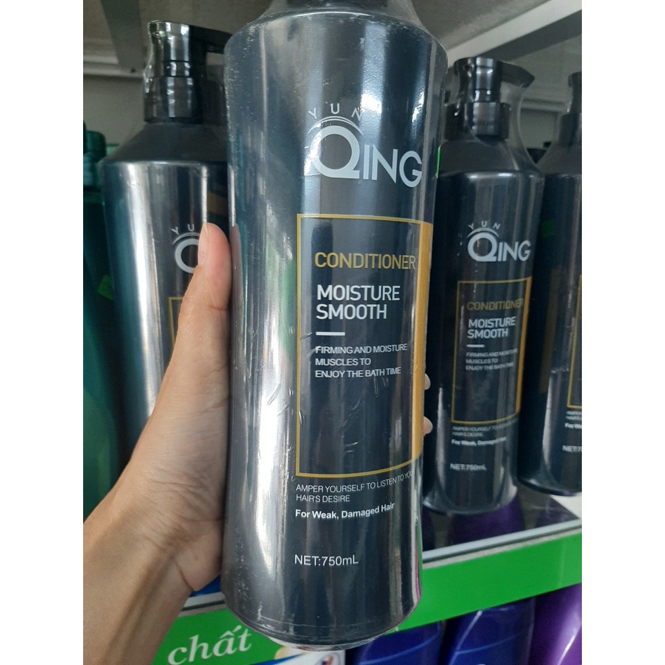 Dầu gội ,Dầu Xả Qing siêu mượt phục hồi dưỡng ẩm tóc, Dầu gội cặp kích mọc tóc chính hãng 750ml