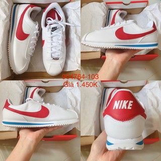 Giày Cortez Trắng Đỏ- Hình Thật SP (Nhắn tin để được tư vấn size)