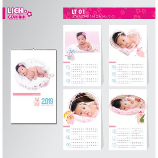 Lịch treo tường 5 tờ