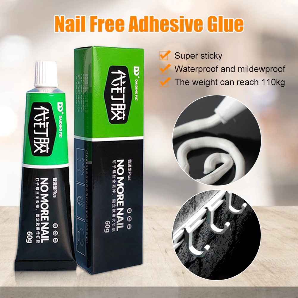 Keo xây dựng dán tường đa năng chống thấm nước No More Nail dán gỗ, gạch đá, thủy tinh, nhựa không mùi