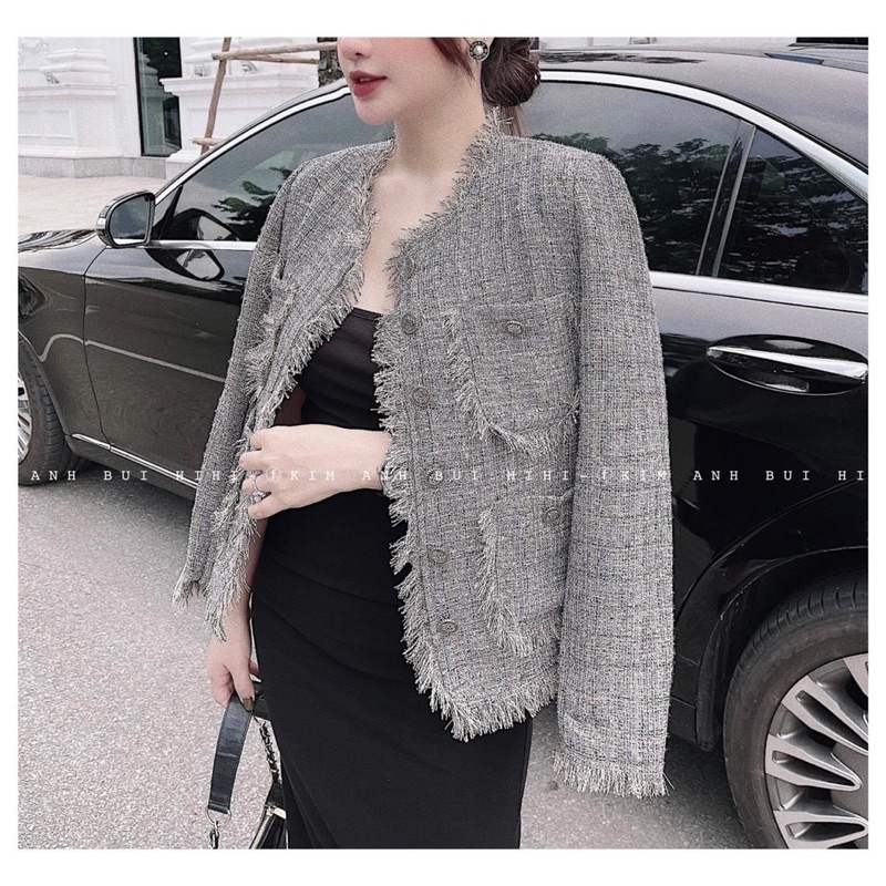 Bán sỉ áo dạ tweed