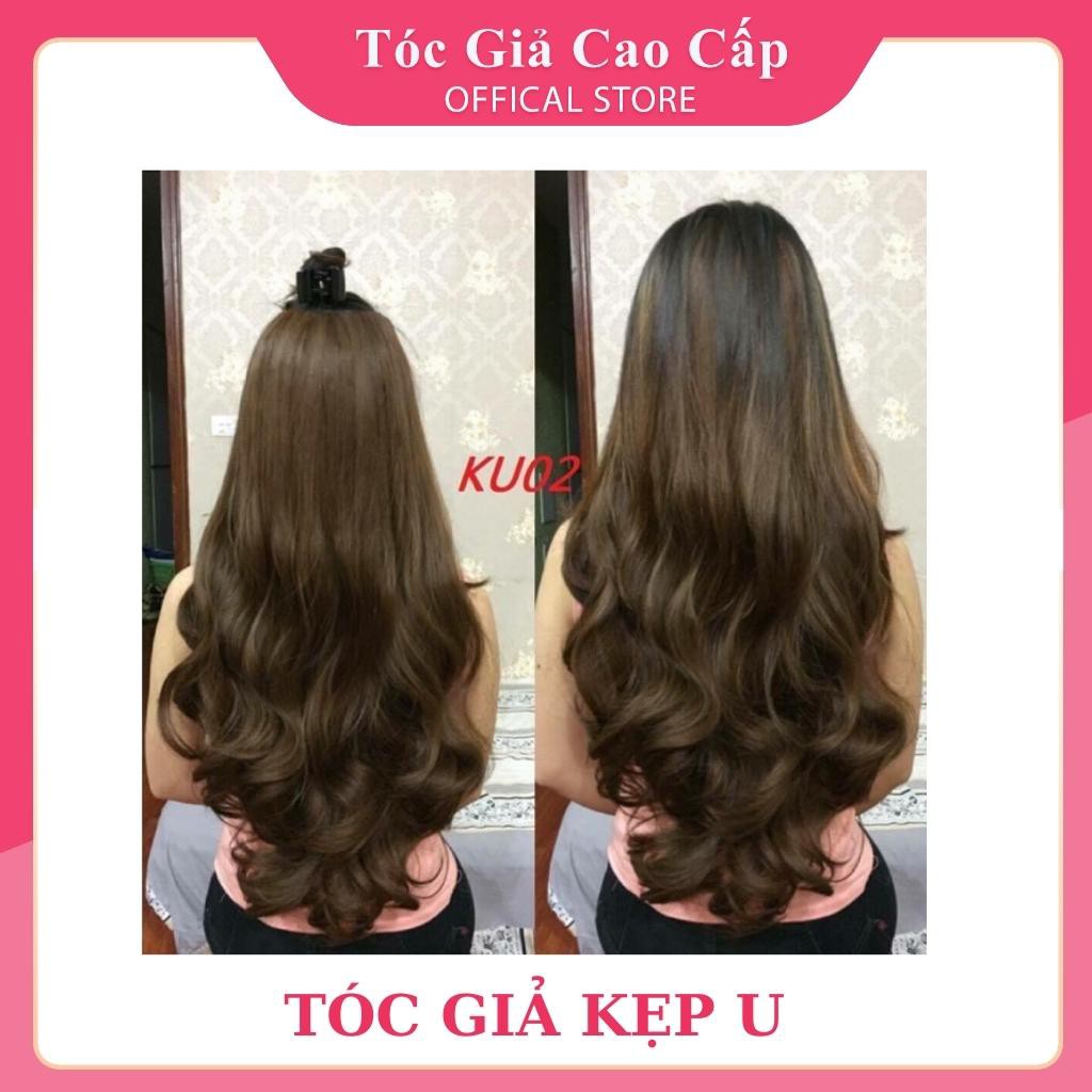 Tóc giả nữ giá rẻ ❤️FREESHIP❤️ tóc giả kẹp chữ u mã ku02