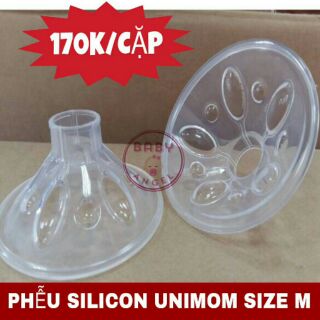 Phễu chụp silicon máy hút sữa unimom