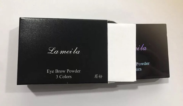 Bột tán mày hộp 3 khay màu Lameila hàng nội địa Trung | BigBuy360 - bigbuy360.vn