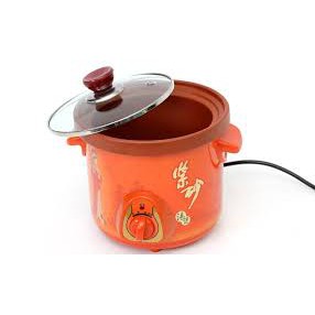 Nồi kho cá bằng điện 1,5 lít màu đỏ tiện dụng