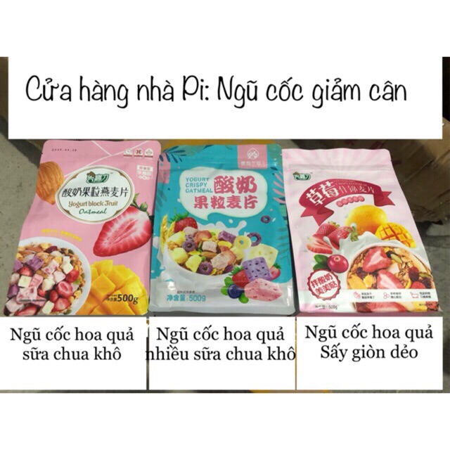[Mã 77FMCGSALE1 giảm 10% đơn 250K] NGŨ CỐC SỮA CHUA HOA QUẢ HẠT | BigBuy360 - bigbuy360.vn