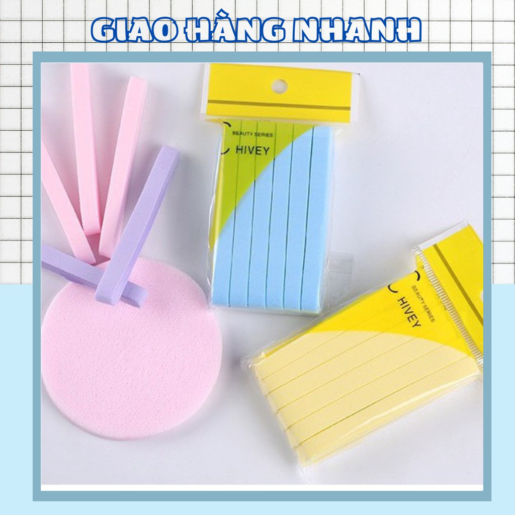 ❌Sẵn Hàng Loại 1❌ Bọt Biển - Bông Nở Rửa Mặt Chivery 12 Miếng 88093 Shop Giao Hàng Nhanh 88