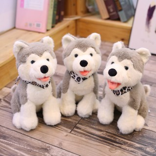 Thú Nhồi Bông Hình Chó Husky Đáng Yêu