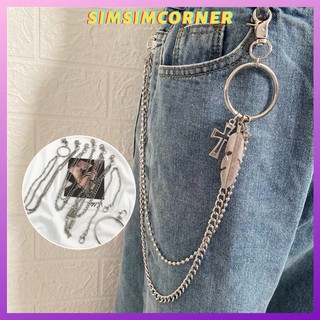 CHAIN XÍCH TREO QUẦN TÚI bán rời - Xích cài phối phụ kiện quần áo nam nữ cá tính Siêu COOL Sim sim shop