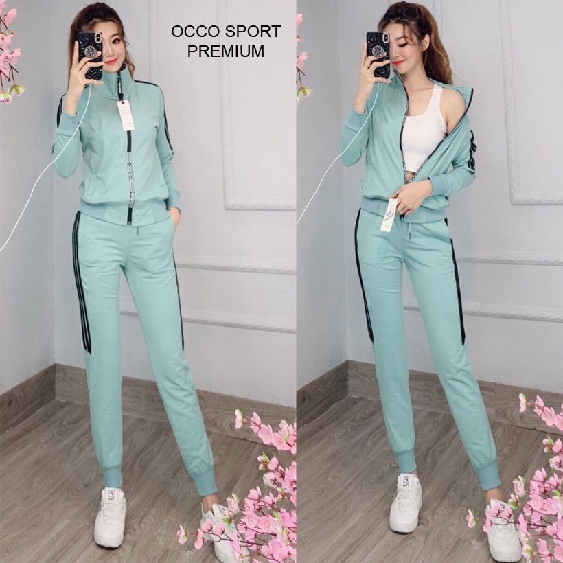 Bộ đồ thể thao nữ hotgirl thêu siêu đẹp TT354