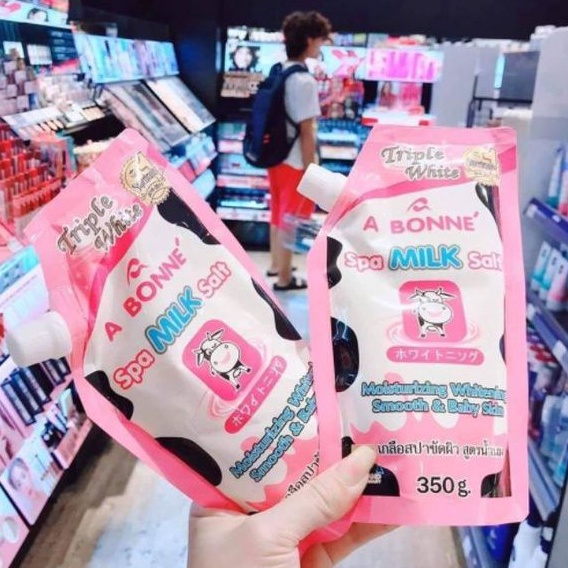 Muối Tắm Sữa Bò Tẩy Tế Bào Chết Có Tem Nhập Khẩu Chính Hãng💖FREESHIP💖 Muối Tắm Bò A Bonne Spa Milk Salt Thái Lan 350gr | BigBuy360 - bigbuy360.vn