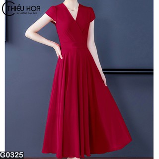Đầm Dự Tiệc Chiffon Thời Trang Thiều Hoa G0325