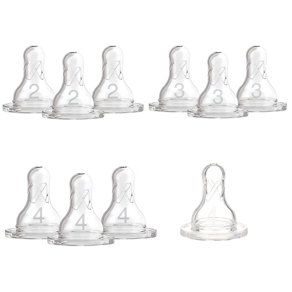 Set 2 ty Dr.Browns cổ thường 1/2/3/4/ycut