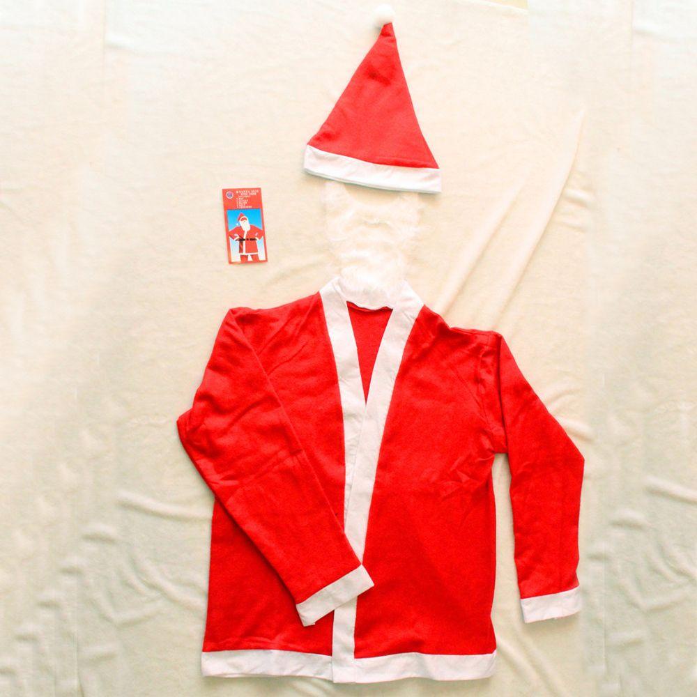 Trang Phục Hóa Trang Ông Già Noel Bằng Polyester Dễ Thương Cho Nam Và Nữ