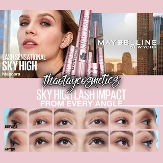 [Hàng Mỹ nội địa] Mascara Maybell Lash Sensational SKY HIGH (6ml)
