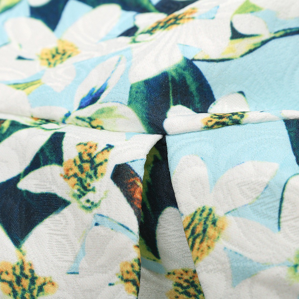 Đầm Sanlutoz dài tay in hoa đơn giản thời trang dành cho bé gái