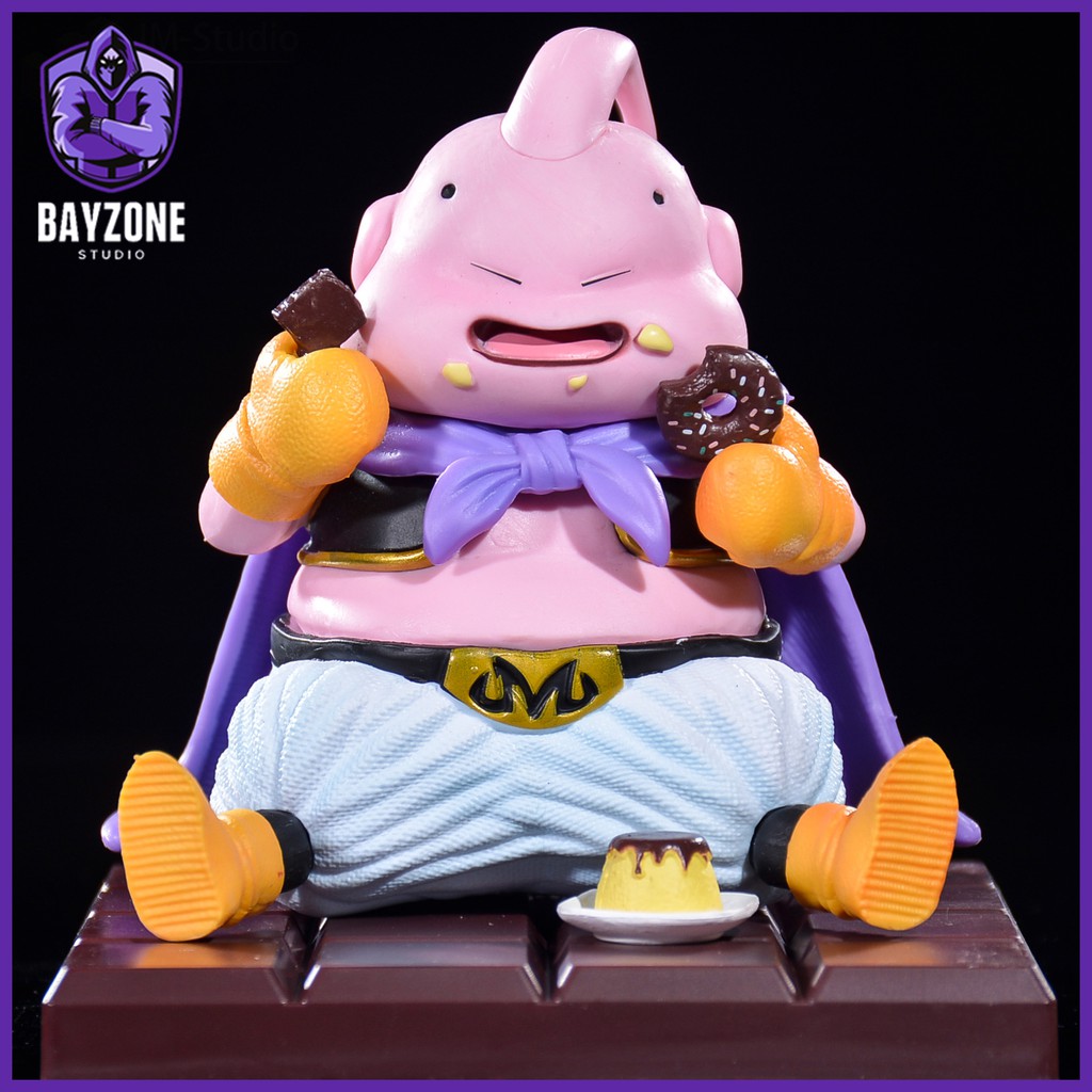 Mô hình majin buu ma bư béo ăn bánh dễ thương
