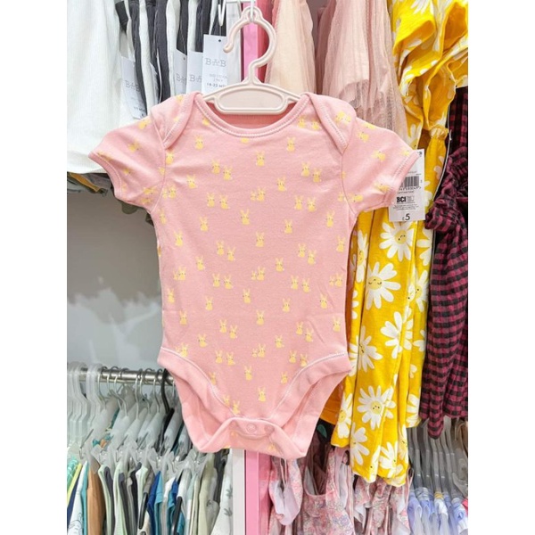 Bodysuit cộc tay bé gái