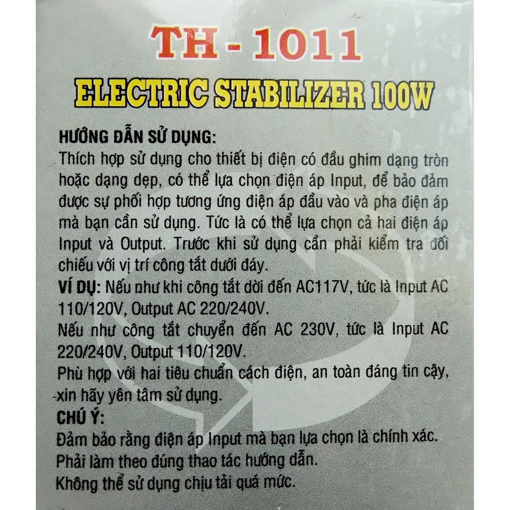 Biến Thế Đổi Điện 2 Chiều từ 220v-&gt;110v và 110v-&gt;220v