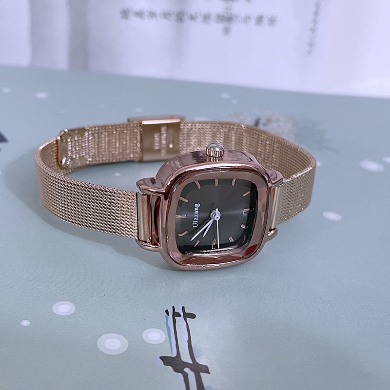 Đồng Hồ Đeo Tay Winner Mặt Vuông Nhỏ Chống Nước Chất Lượng Cao Phong Cách Retro Dành Cho Nữ