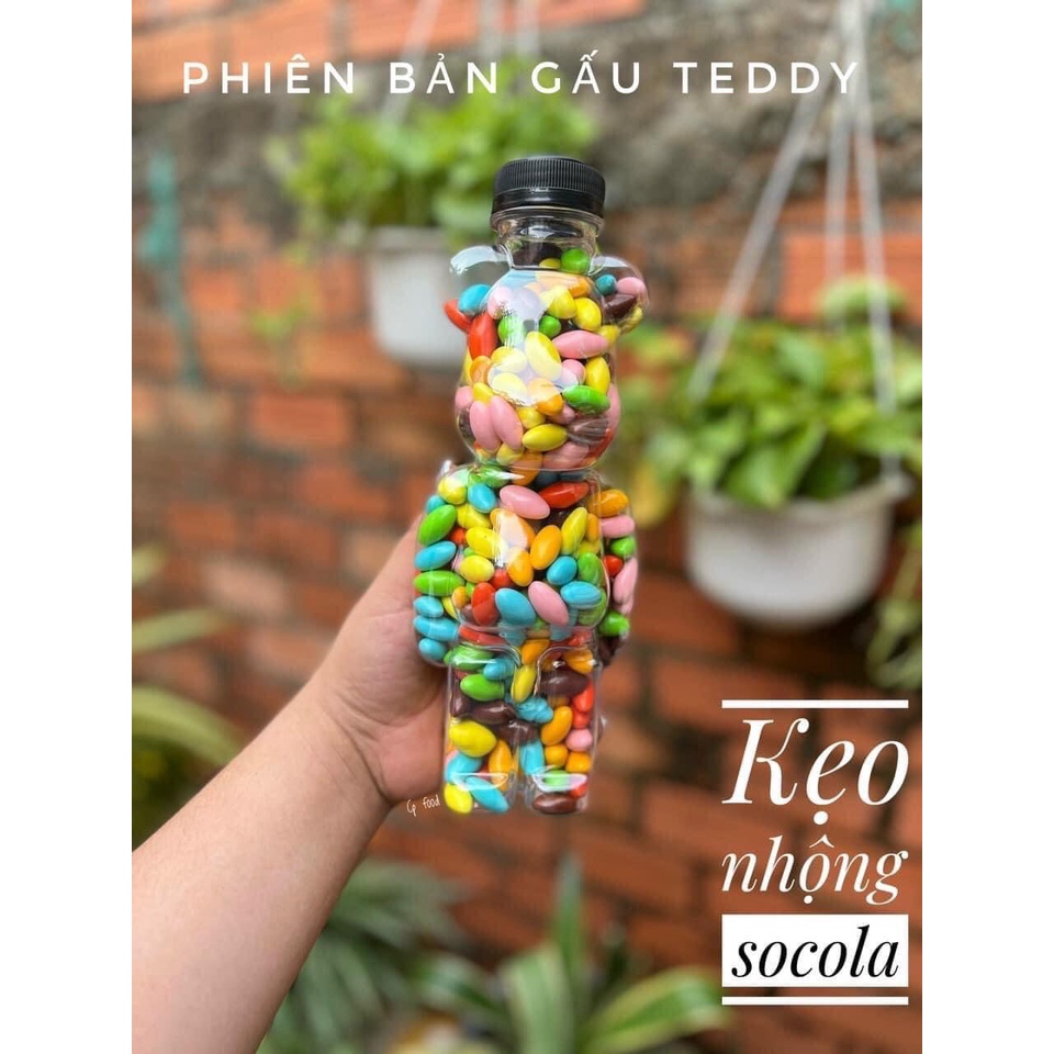 Kẹo chai gấu BearBrick Teddy siêu cute