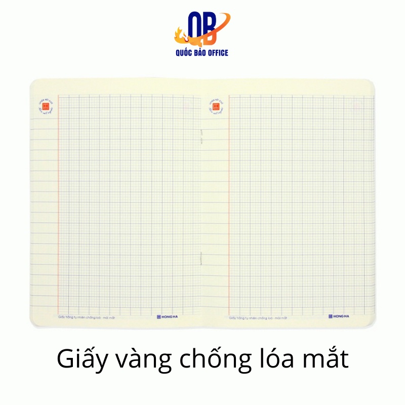 Combo 10 quyển Vở 4 ô ly Hồng Hà 48 trang - Tập Vở học sinh cao cấp chống lóa , mỏi mắt chất lượng 6 sao 0518