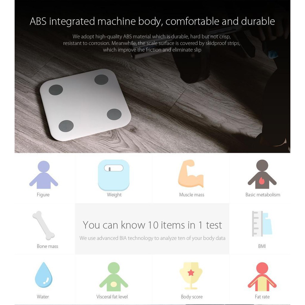 [Q.TẾ-BH12T-DGW] Cân Thông Minh Xiaomi Mi Body Composition Scale 2 Digiworld Phân Tích 13 Chỉ Số Sơ Thể - Minh Tín Shop