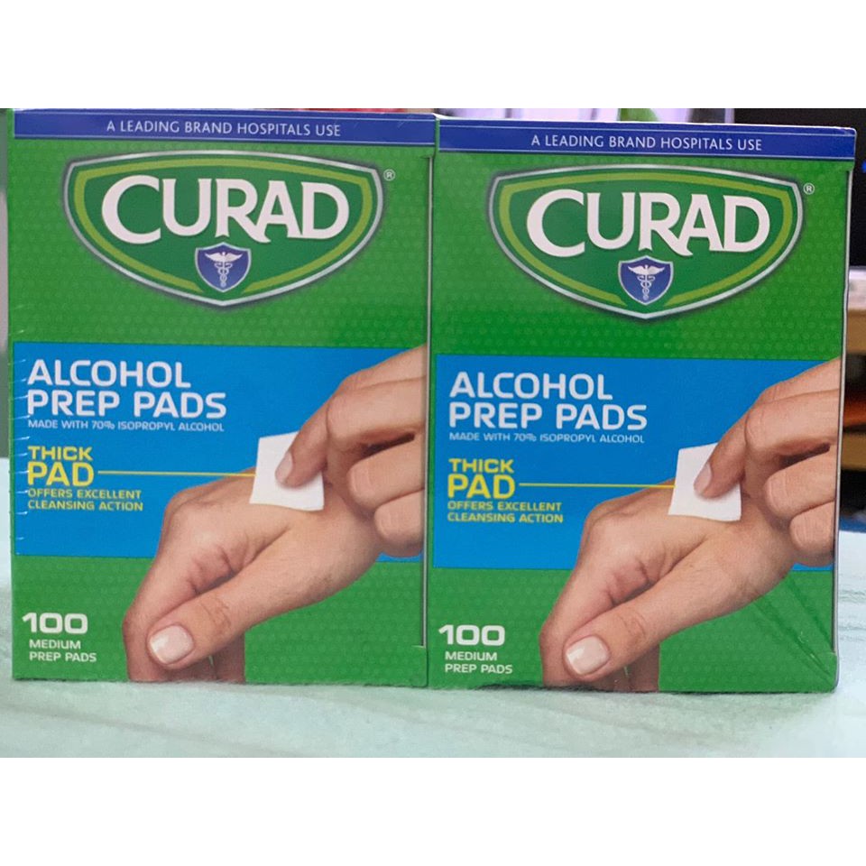Giấy ướt tẩm cồn 70% Curad