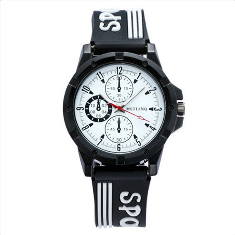 Đồng Hồ Nam Nữ QWATCH SPORT Dây Cao Su Thời Trang