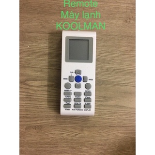 Remote máy lạnh Koolman - Điều khiển điều hoà Koolman