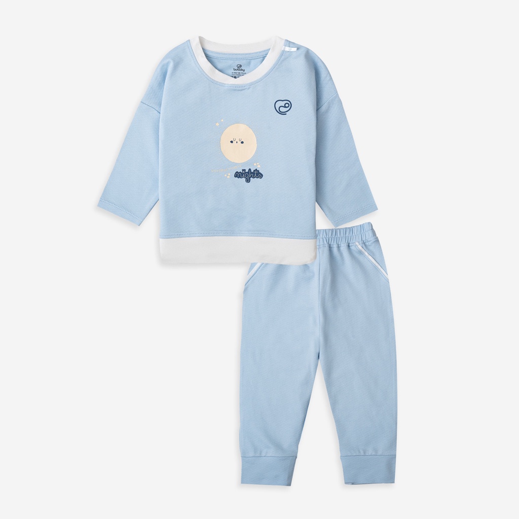 Bộ quần áo dài tay cổ tròn - Candie Nite BU Baby