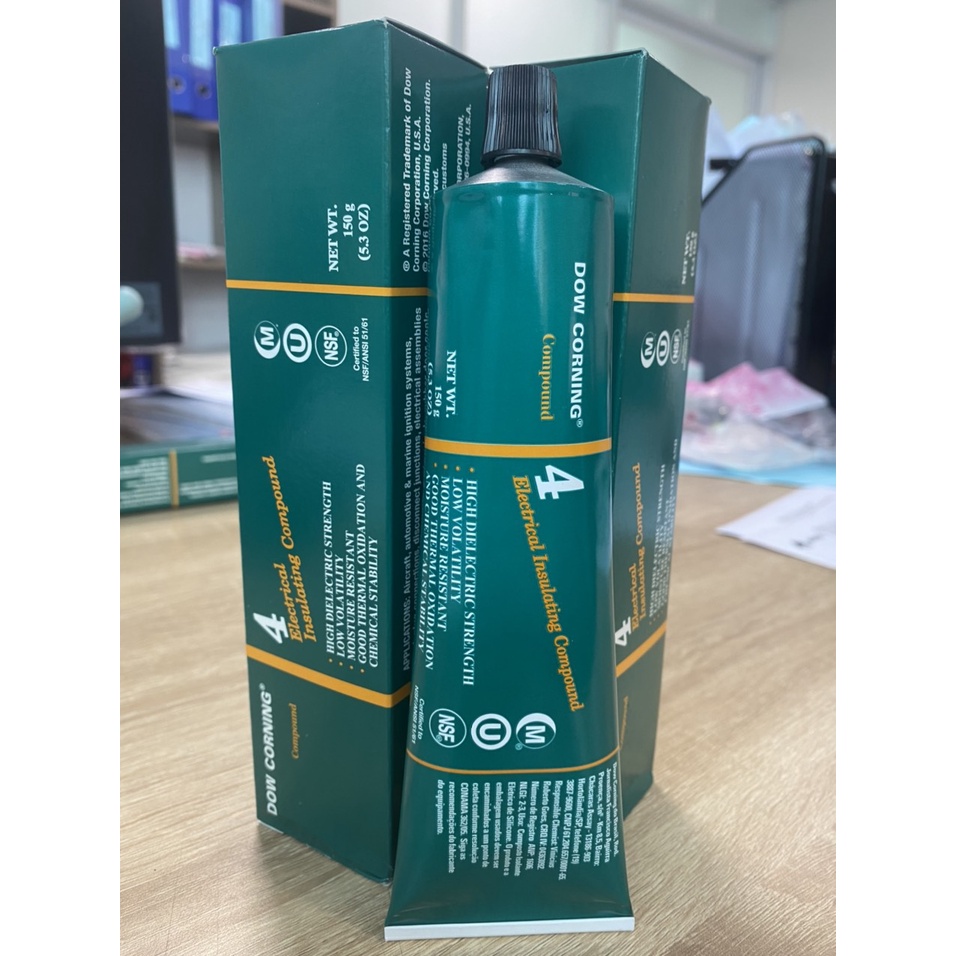 Mỡ Silicone Cách Điện Dow Corning 4 Electrical Insulating Compound 150G/Tuýp