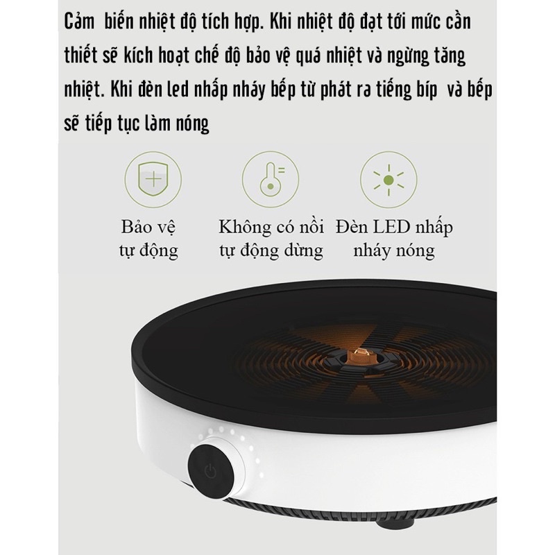Bếp điện từ Xiaomi Mijia DCL002CM Youth Lite Version 2 Bếp từ tròn