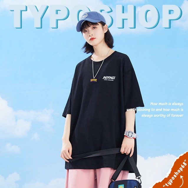 Áo thun unisex - Áo phông tay lỡ, form rộng, dáng unisex, hình dải cầu vồng TYPO shop