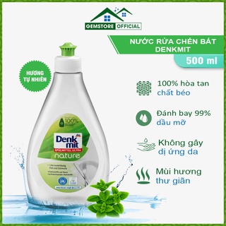 Nước rửa chén bát denkmit nature 500ml hương hoa tự nhiên hàng nội địa đức