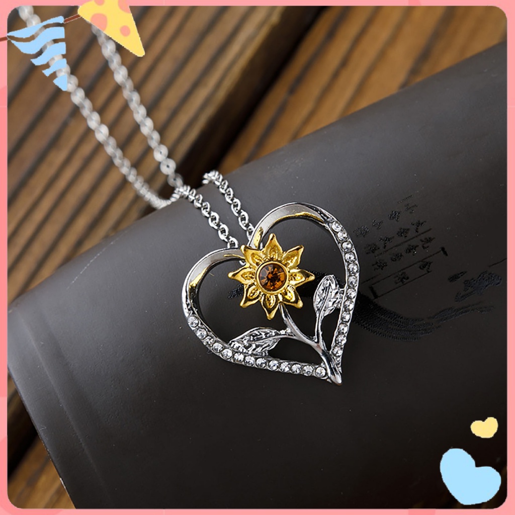 Vòng cổ Mặt Hình Hoa Hồng Sang Trọng Cho Nữ