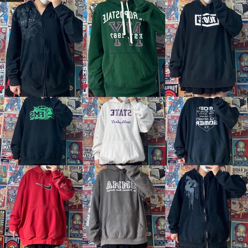 Áo hoodie 2hand/hoodie zip {được chọn size ,chọn mẫu} | BigBuy360 - bigbuy360.vn