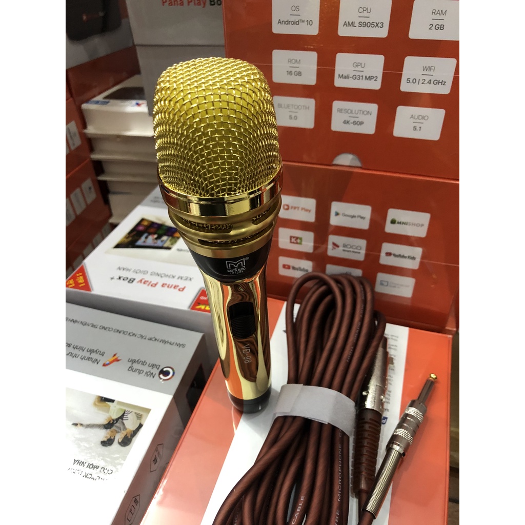 Mic Có Dây Cao Cấp Martin Audio London, Hát Karaoke